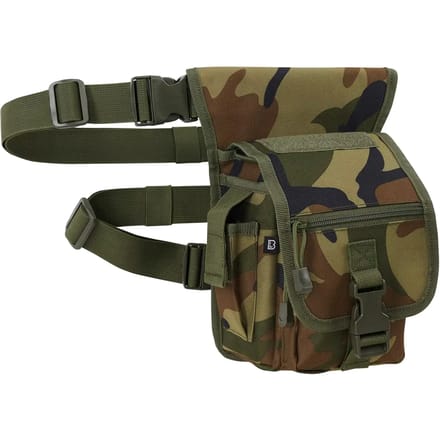 Brandit - Side Kick Bag olive camo one size Heuptasje - One size - Groen/Bruin