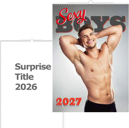 C160-27 Kalender 2027 – Sexy Mannen Foto A3+ formaat