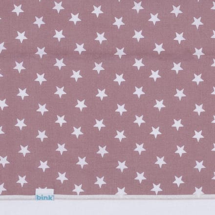 BINK Bedding Wieglaken Stars Oudroze 75 x 100 cm