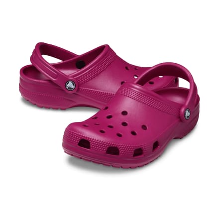 Crocs Classic Dames Clogs - donkerroze