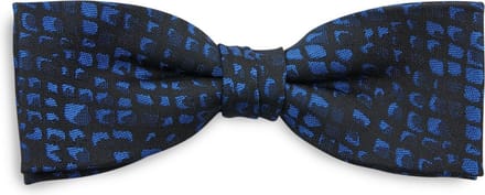 We Love Ties - Strikken - Strik Sammy Snake - zwart / kobaltblauw