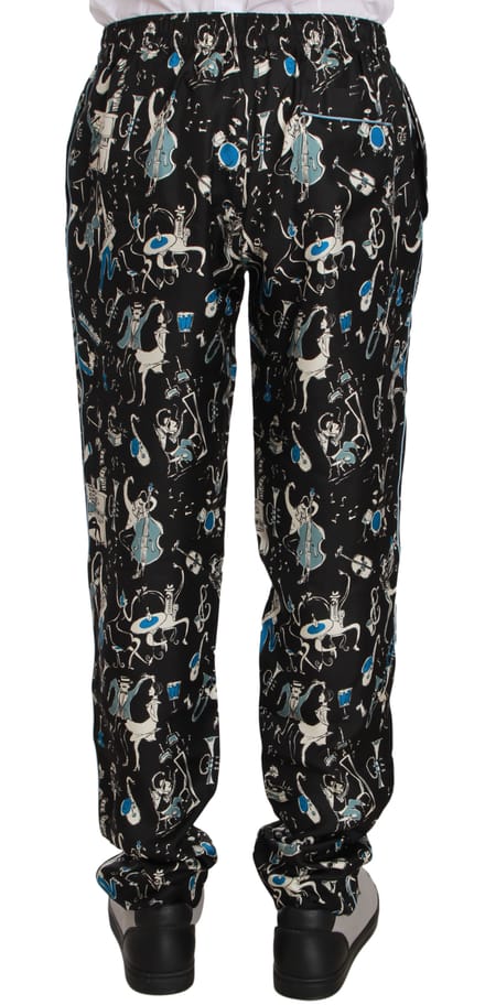 Muziekprint Broek Pt0155