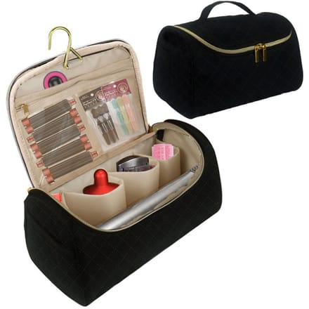 Haarkrulspeld organisator Haarkrulspeld accessoiretas zwart