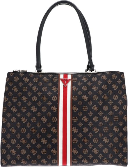 Guess Van Sant Travel Carryal Dames Reiskoffer/Tas - Mocha Logo - One Size