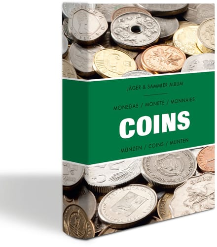 Muntenalbum zakformaat "COINS" voor 48 wereldmunten
