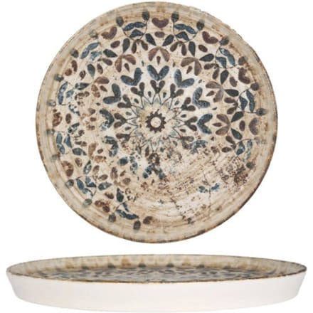 Rinart Dessertbord - Aztec - Porselein - 20 cm - set van 6