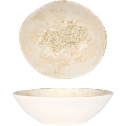 Bonna Kommetje - Nacrous - Porselein - 18 cm (470cc) - set van 6