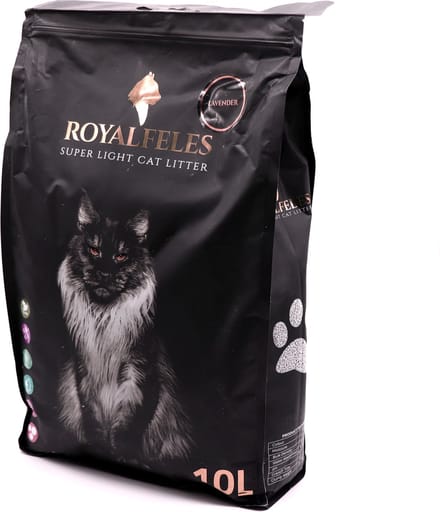 Royal Feles Super Light Cat Litter Lavanted Large Size 10L