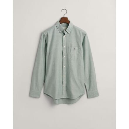 Gant casual overhemd regular fit groen button-down boord