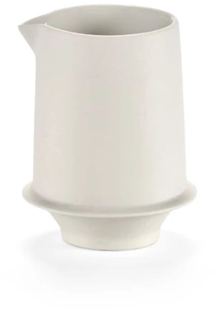 Serax Kelly Wearstler Dune melkkan 8x7.6cm H9.9cm alabaster (per stuk)