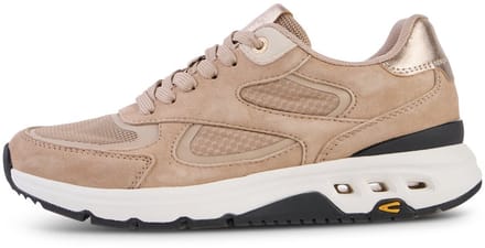 camel active Casual sneaker met comfort voetbed - Maat womenswear-38 - Beige