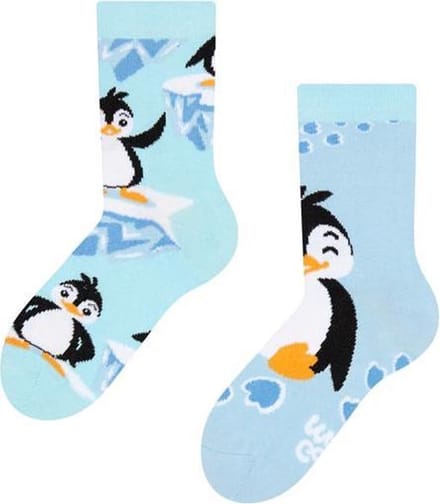 Dedoles Mismatched Kinderen Sokken - Blije Pinguin - Maat 27-30