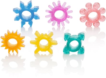 CalExotics - Senso 6 Pack - Rings Meerkleurig