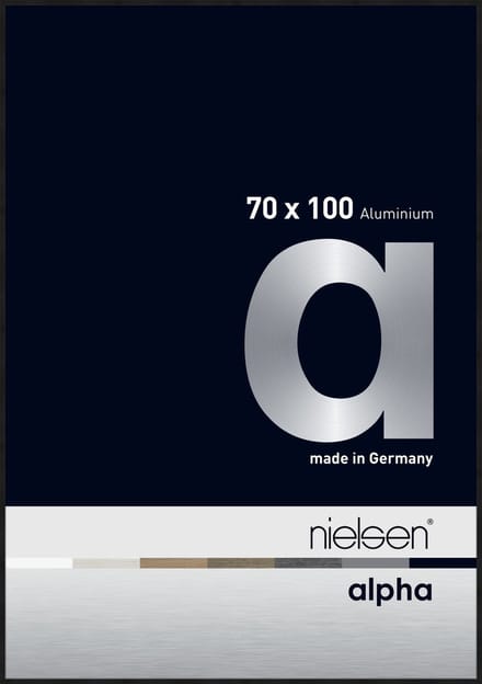 Nielsen Alpha Aluminium Wissellijst Black Matt 70x100cm