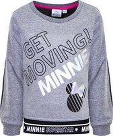 Minnie Mouse - Longsleeve - Grijs - 98cm - 3 jaar