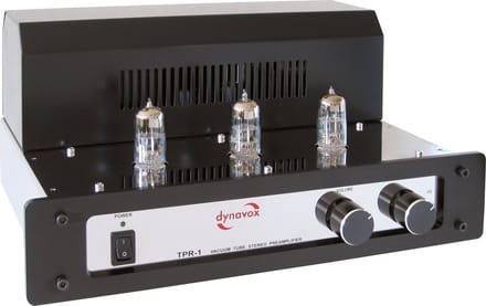 Dynavox TPR-1 Bedraad Zwart, Chroom audio versterker