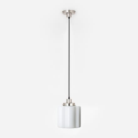 Hanglamp aan snoer Kramer 20's Matnikkel - Art Deco Trade