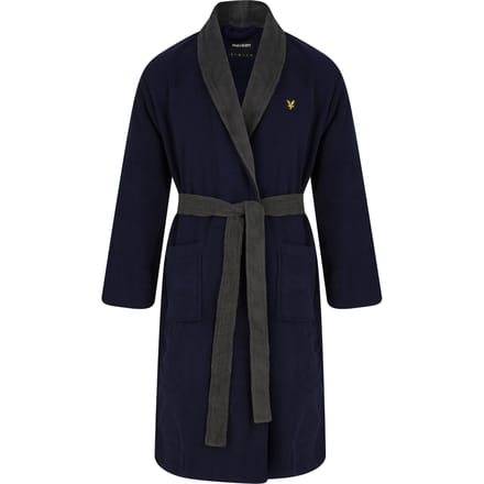Lyle & Scott Adrian Bathrobe Peacoat/granite Grey Taglia: S | Abbigliamento da Notte Outlet | Uomo | Grigio