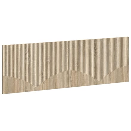 vidaXL - Wandgemonteerd - Hoofdbord - HOORN - Sonoma - Eiken - Bewerkt - hout