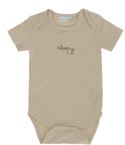 Babylook Romper Korte Mouw - Maat 68 - Oyster Gray