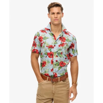 Superdry - Hawaïaans overhemd met print - Heren - Shirts