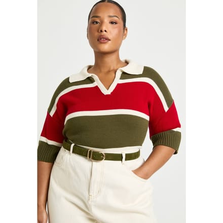 boohoo Dames Plus nep suede riem met gouden opvoering | Olive