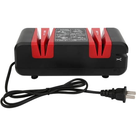 Multifunctionele Automatische Elektrische Messenslijper Keukenmes Schaar Slijpmachine CN rood/zwart