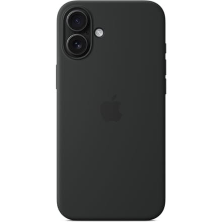 Silicone Backcover MagSafe voor de Apple iPhone 16 Plus - Black