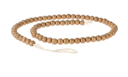 Woonketting hout L 1 meter goud