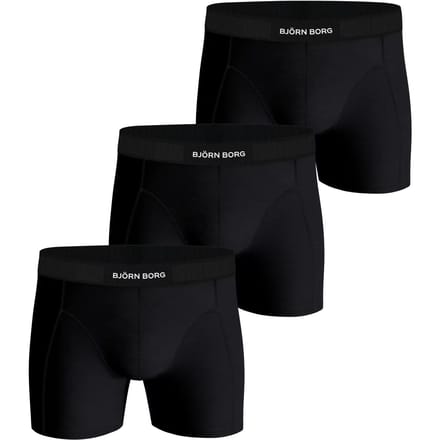 Björn Borg - Heren Onderbroeken 3-Pack Boxers - Zwart - Maat L