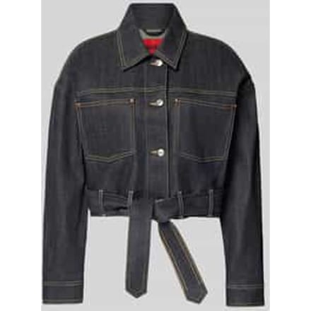 Oversized jeansjack van katoenmix, model 'GALATA'