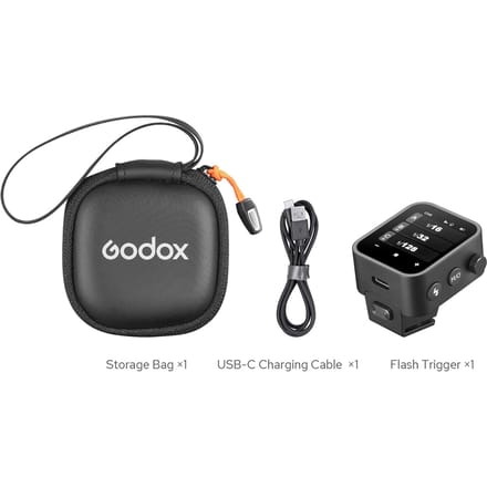 GODOX X3L 2.4G Draadloze Flitstrigger Zender TTL Autoflits met Groot OLED Touchscreen Support Leica camera zwart