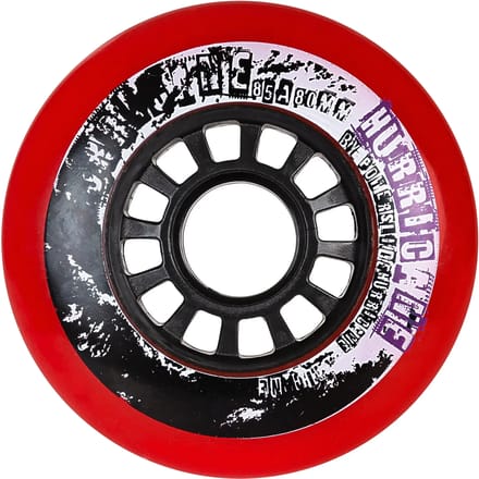 Powerslide Hurricane 85 Wiel 4 Eenheden Rood 76 mm