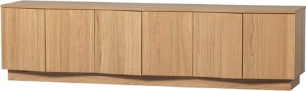 WOOOD Zuma Tv-Meubel - Eiken - Transparant - 52x200x45