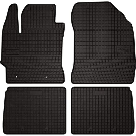 Wielganizator SolidPRO - Rubber Auto Matten - Toyota Corolla E16 - Aanpasbaar - Zwarte Kleur