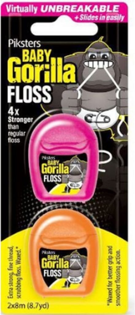 Piksters Gorilla Floss Waxed X-Strong Twin-Pack