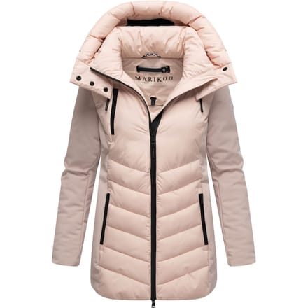 Marikoo dames winterjas Tivaa XVI met softshell & afneembare capuchon