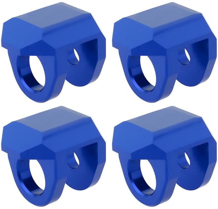 Store_8 - Afstandsbediening Cap Protector - Schokbestendig - Blauw - Aluminiumlegering - Geschikt voor modellen - 4 stuks