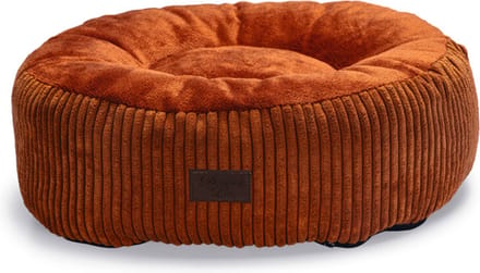 Designed by Lotte Ligmand Ribbed Kattenmand - Kattenkussen - Terra 50 x 50 x 17 cm - Kat