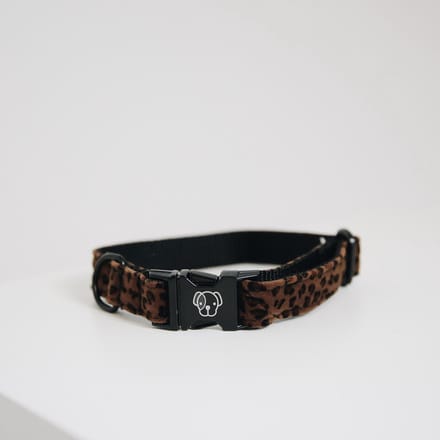 Kentucky Dogwear Hondenhalsband Luipaardprint - Bruin L - 42-68cm