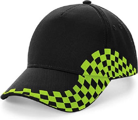 Eizook Unisex Grand Prix Baseball Cap - Zwart - Groen