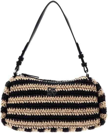 DKNY schoudertas Remy Top Zip Shoulder Bag Blk / Natural zwart beige