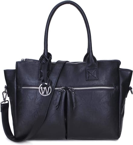 Wimona Catarina One 2031 Schoudertas / Laptoptas - Zwart