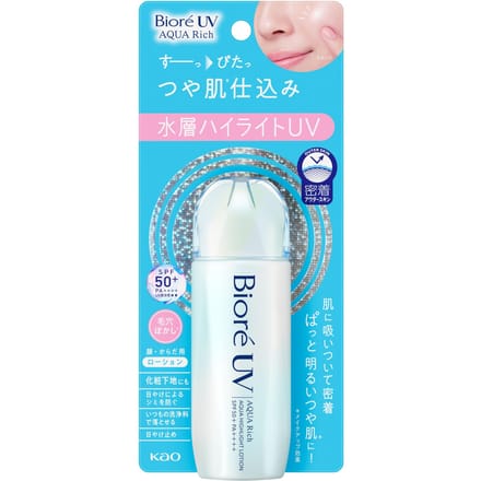 Kao - Biore UV Aqua Rich Aqua Highlight Lotion SPF 50+ PA++++ 70ml - JP Edition
