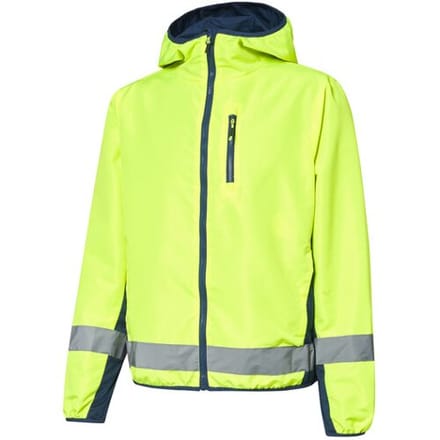 CRIVIT Heren fietsjas (geel/blauw, S)