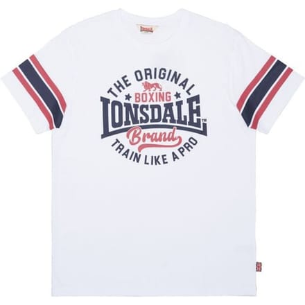 Lonsdale London BARTON Heren T-shirt - wit - 3XL