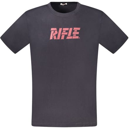 Rifle Blauw Katoenen T-shirt voor Mannen