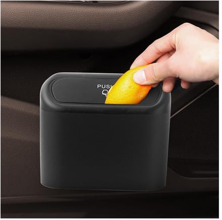 Dailygoods- Vuilnisemmer Waterdicht - Draagbare Afvalemmer - Multifunctionele Afvalbak - Auto/Kantoor/Thuis - Met Deksel - Compact Ontwerp
