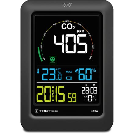 TROTEC CO2 Luchtkwaliteitsmonitor BZ26