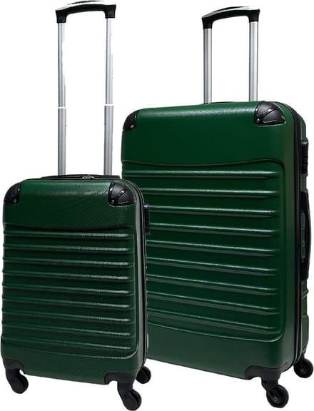 Castillo Quadrant 2 delige ABS Kofferset (XL + S) - Army Groen